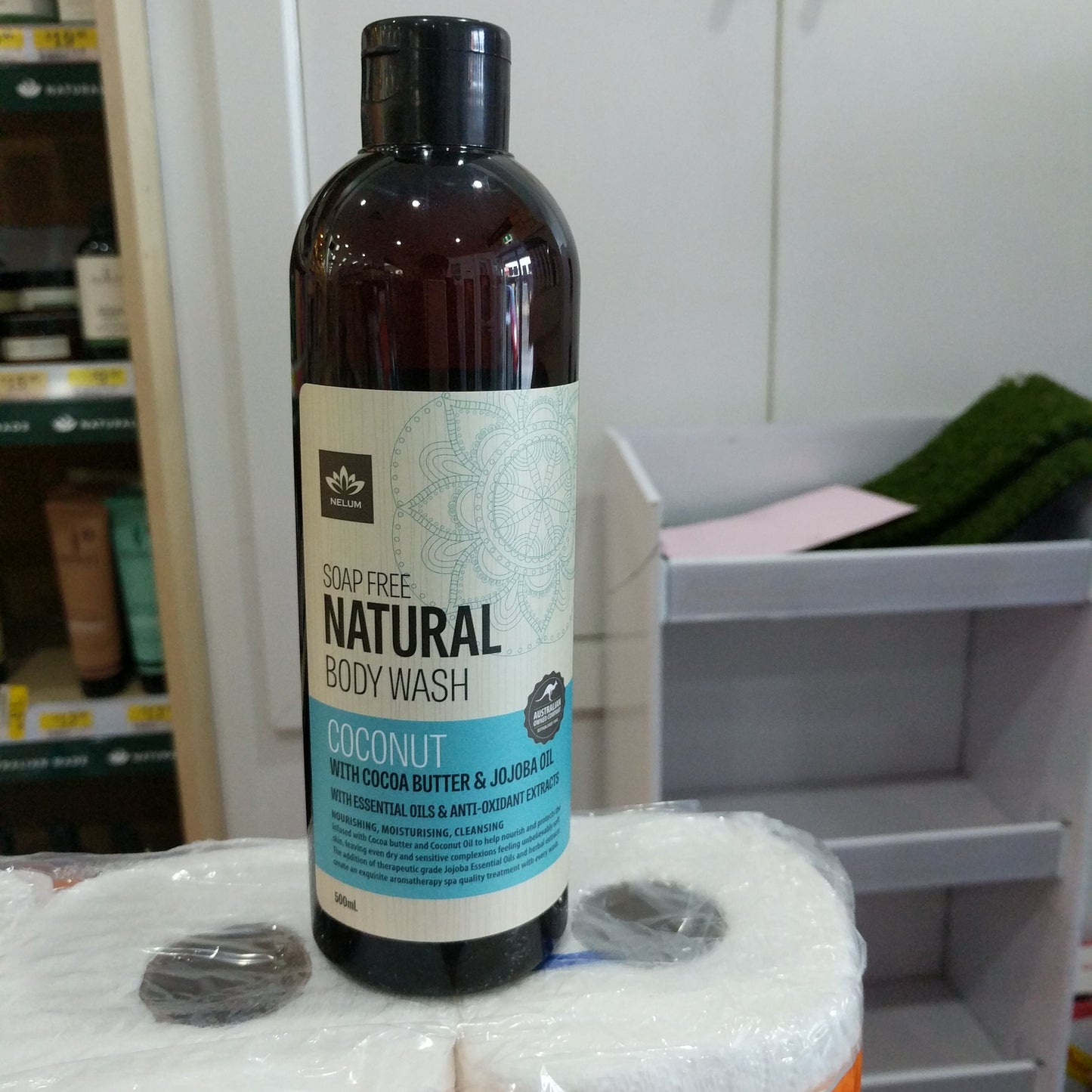 Nelum Soap Free Natural Body Wash With Coconut 500mL