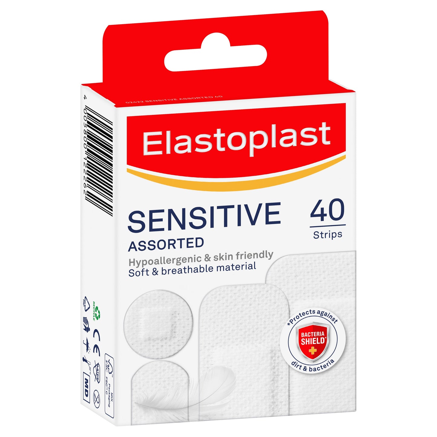 Elastoplast Sensitive Strips Assorted 40 pack