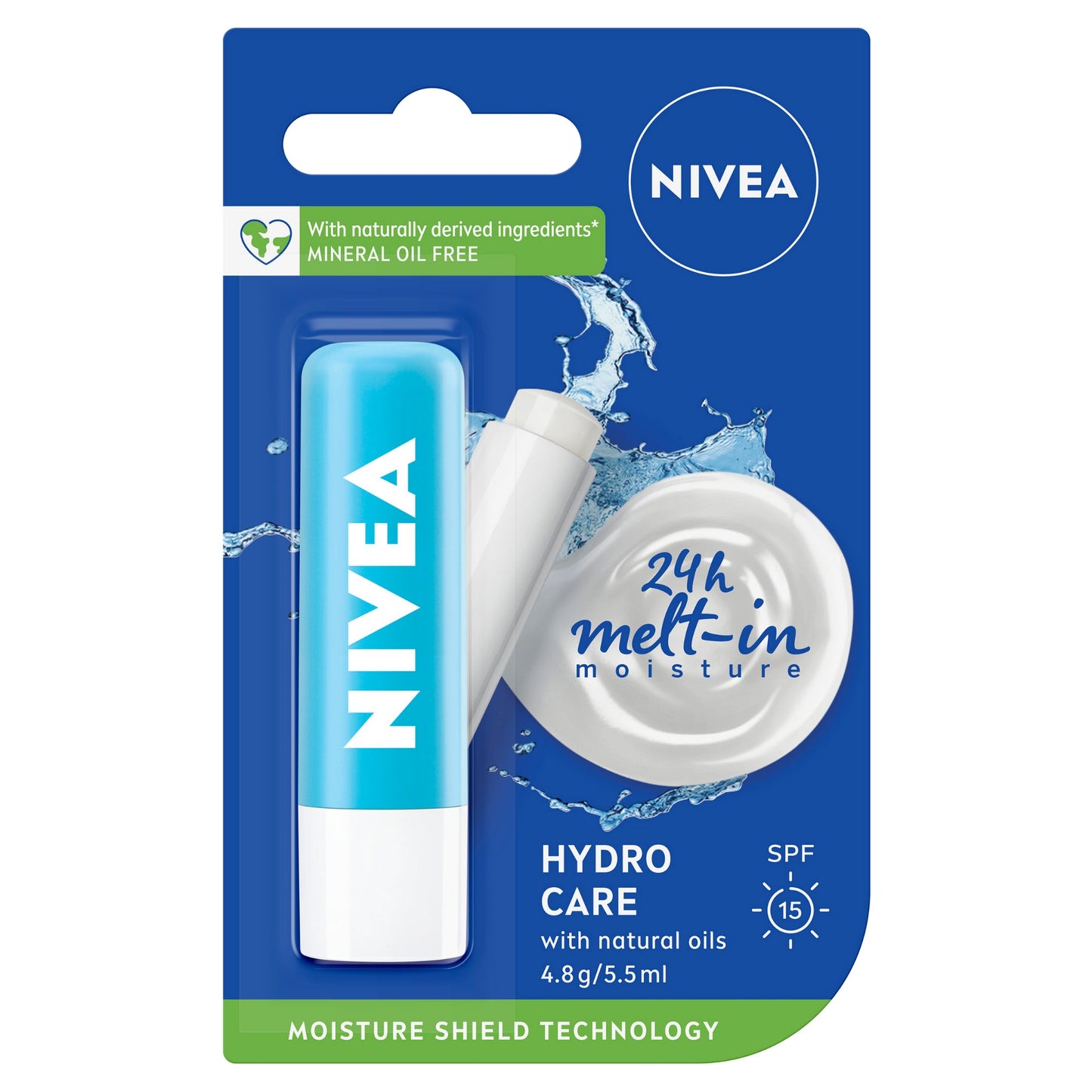 Nivea Hydro Care SPF 15 Lip Balm 4.8g