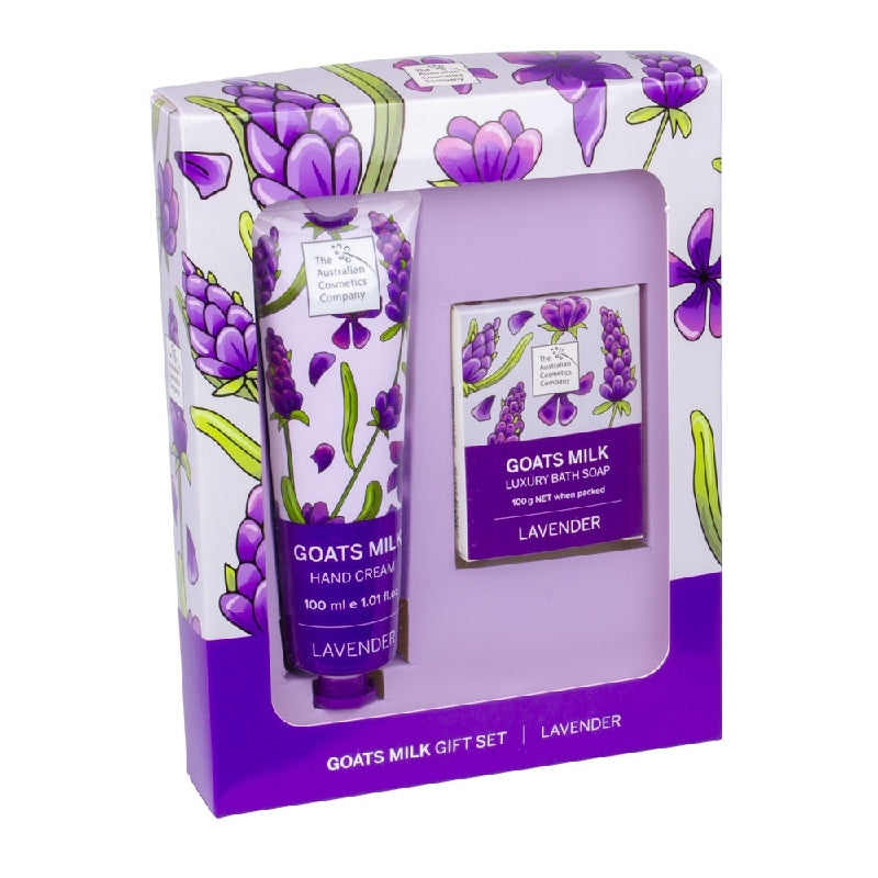 The Australian Cosmetics Company Goats Milk Lavender Hand Cream & Body Soap