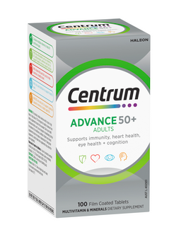 Centrum Advance for 50+ Adults 100 tablets