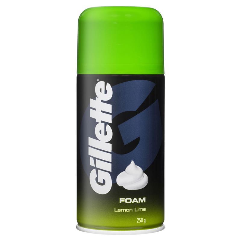 Gillette Shave Foam Lemon Lime 250g