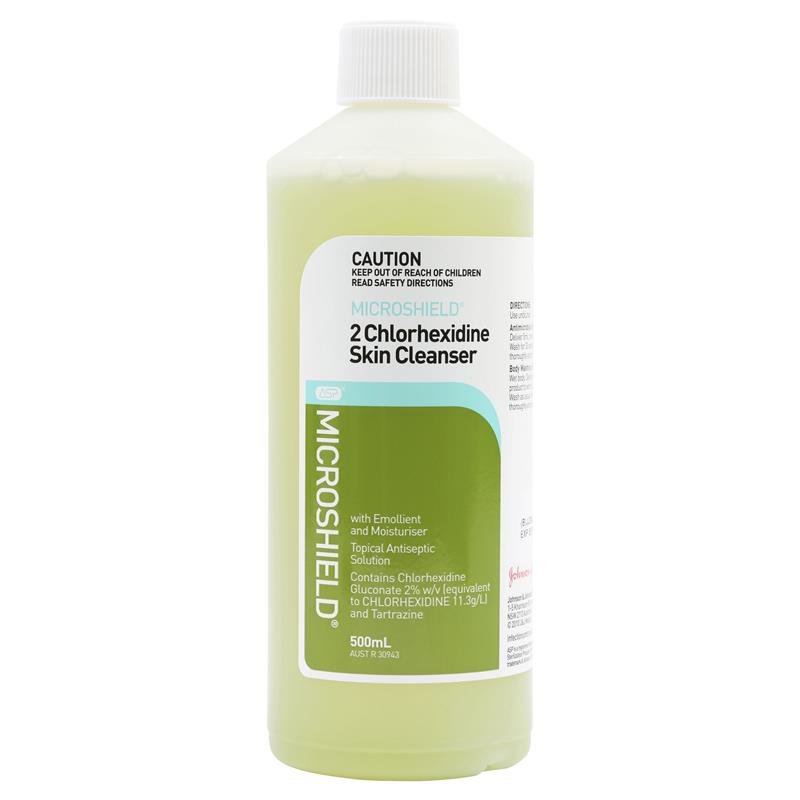 Microshield 2 Chlorhexidine Skin Cleanser 500mL