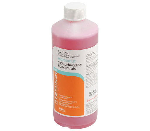 Microshield 5 Chlorhexidine Concentrate 500mL