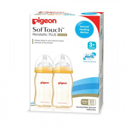 Pigeon Bottle Wide Neck 2x240ml PPSU