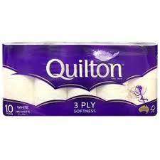 Quilton Toilet Tissue 3ply 10 Pack