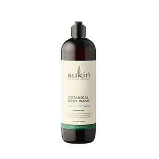 Sukin Botanical Body Wash Lime & Coconut 500mL