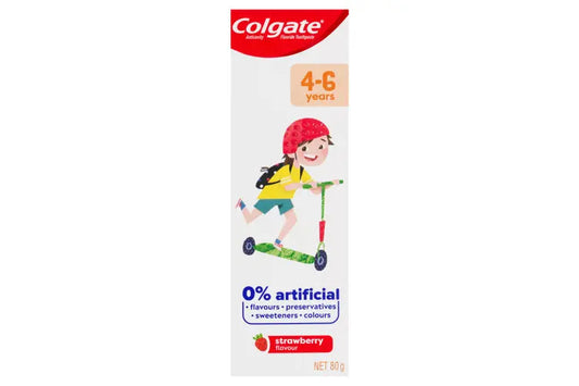 Colgate Kids Anticavity Toothpaste, 80g, Strawberry Flavour, For Children 4-6 years