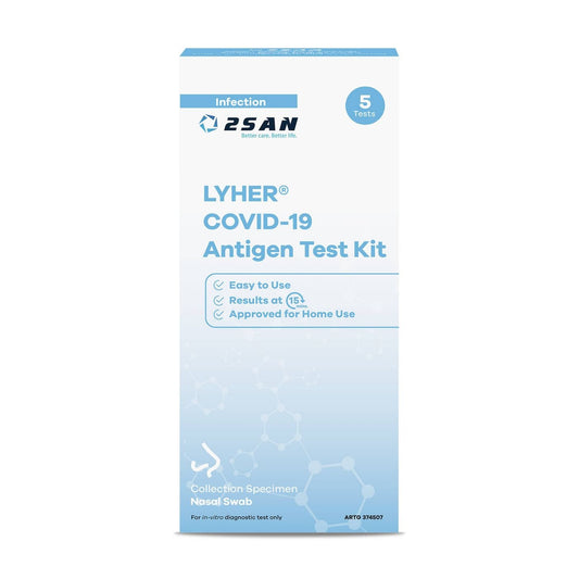 2 San Rapid Antigen Test Nasal x5