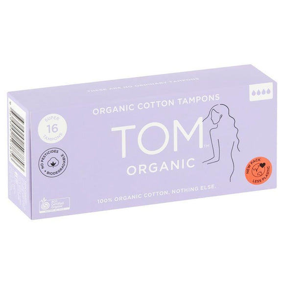 TOM Organic Tampons Super 16