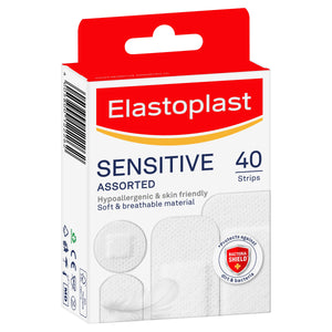 Elastoplast Sensitive Strips Assorted 40 pack