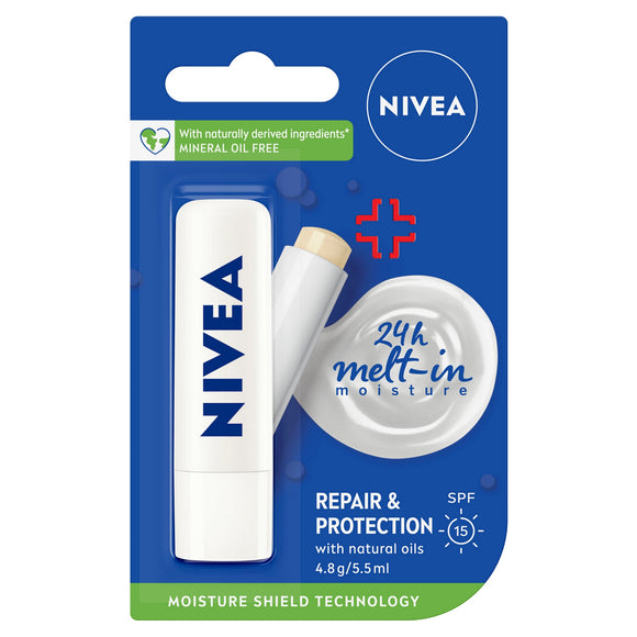 Nivea Repair & Protection SPF 15 Lip Balm 4.8g