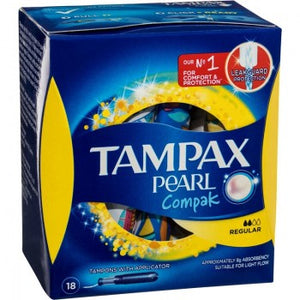 Tampax Pearl Compak Regular 18