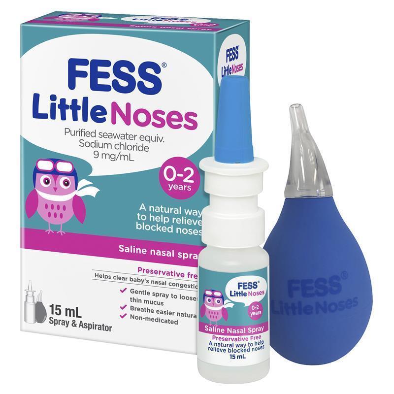 Fess Little Noses Spray 15mL + Aspirator