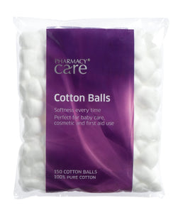 PHARMACY CARE COTTON BALLS 150