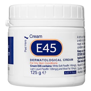 E45 Moisturising Cream for Dry Skin & Eczema - 125g