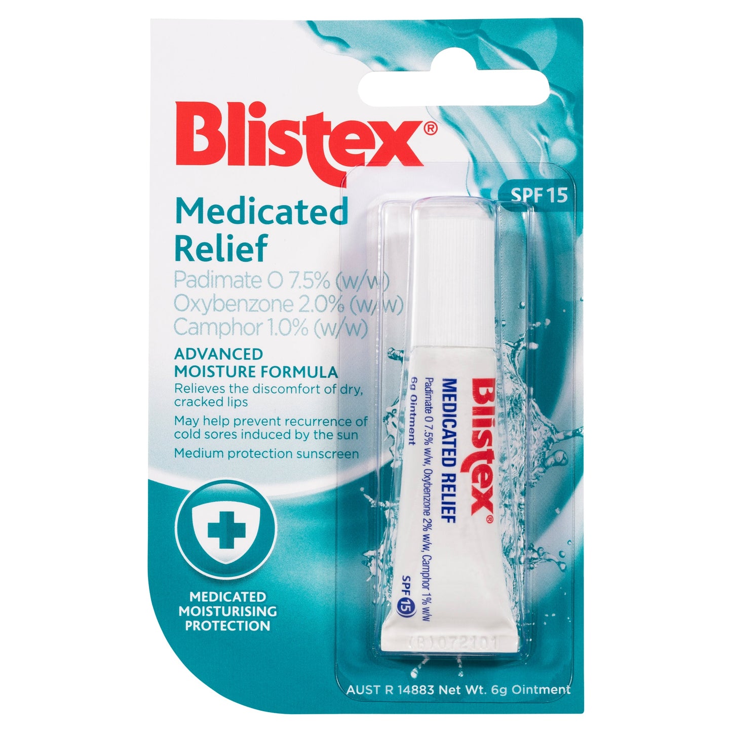 Blistex Medicated Relief SPF 15 Lip Balm 6g