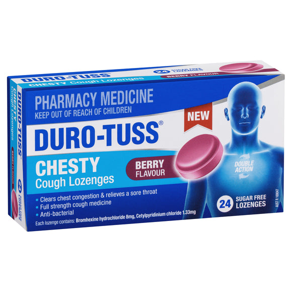 Duro-Tuss Chesty Cough Lozenges Berry 27lz