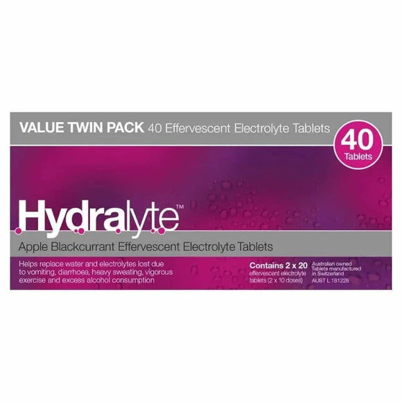 Hydralyte Effervescent 40 Tablets