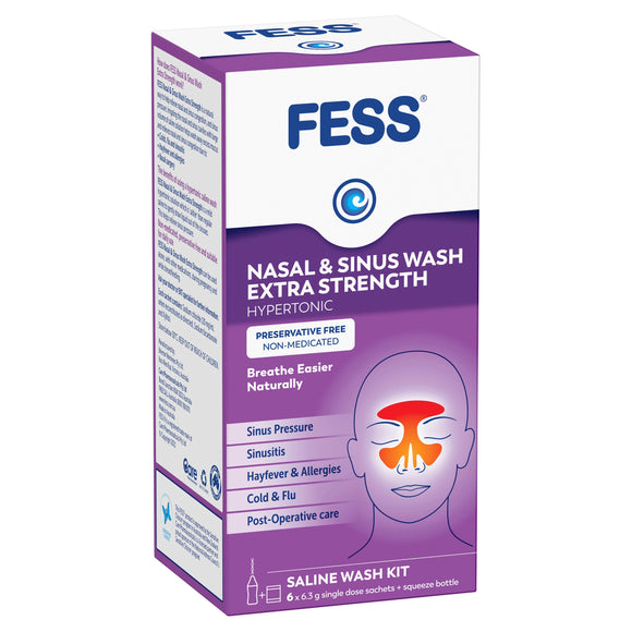 Fess Nasal & Sinus Wash Extra Strength Kit