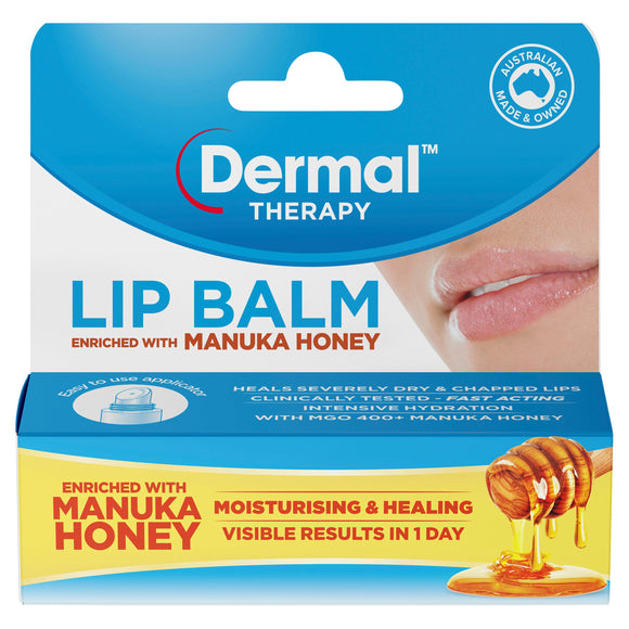 Dermal Therapy Manuka Honey Lip Balm 10g