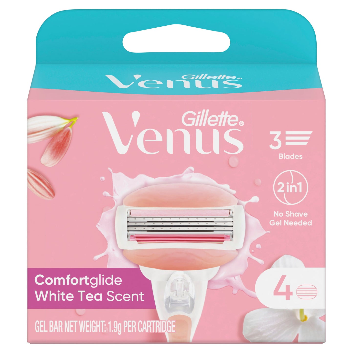 Gillette Venus ComfortGlide White Tea Scent 2 in 1 3 Blades