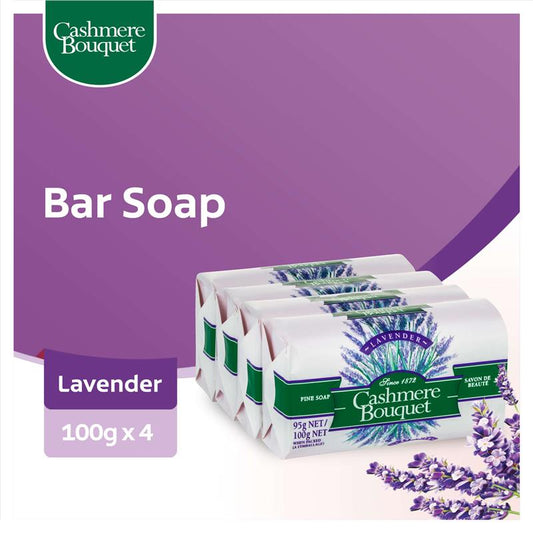 Cashmere Bouquet Lavender Fine Soap 4 Pack