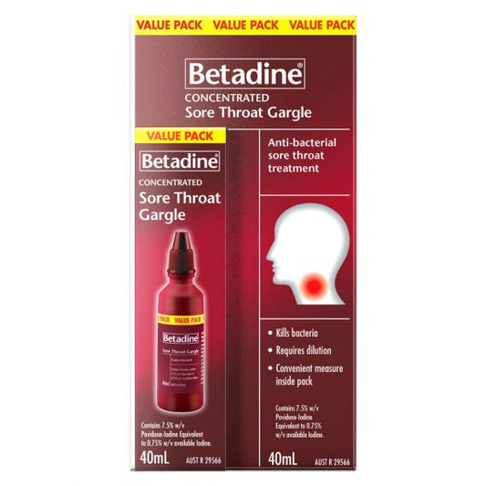 Betadine Concentrated Sore Throat Gargle 40mL