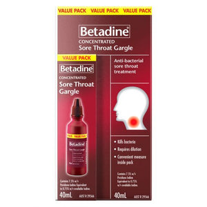 Betadine Concentrated Sore Throat Gargle 40mL