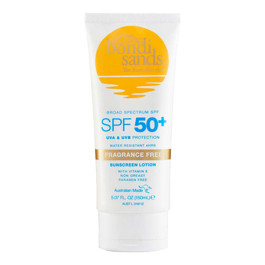 Bondi Sands Broad Spectrum SPF 50 Sunscreen Lotion Fragrance Free