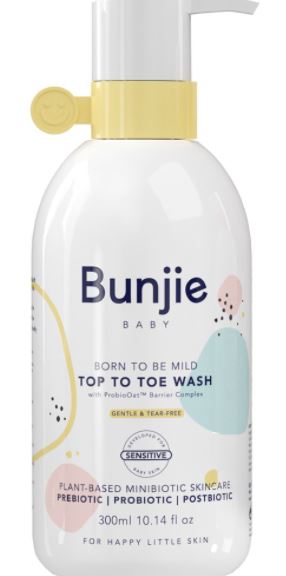 Bunjie Baby Born to be Mild Top to Toe Wash 300mL