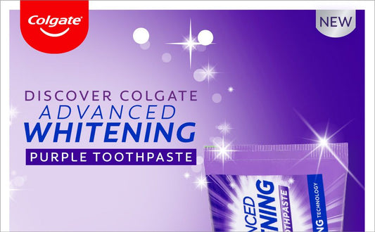 Colgate Toothpaste Advanced Whitening Purple 120g