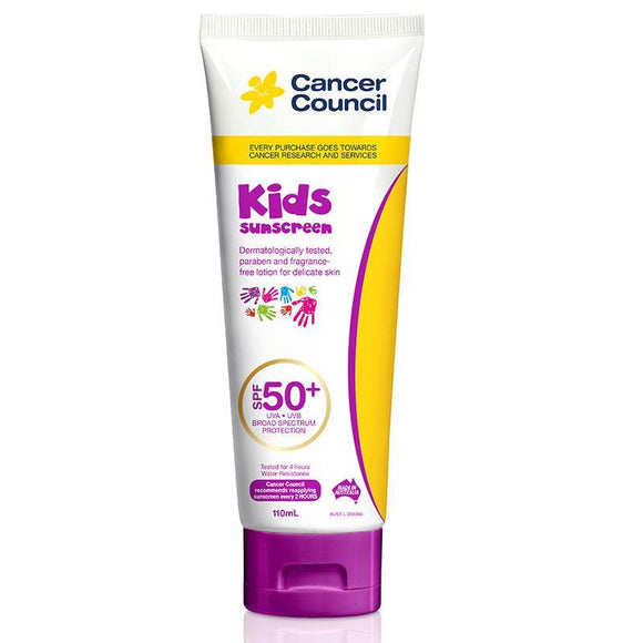Cancer Council Kids Sunscreen SPF 50+  110ml