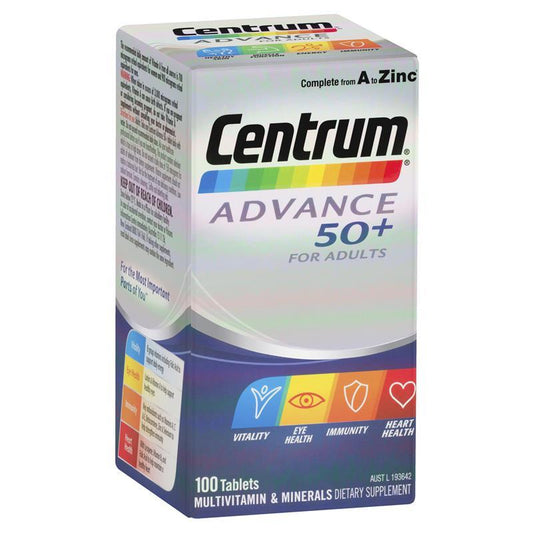 Centrum Advance 50+ for Adults  60 Tablets