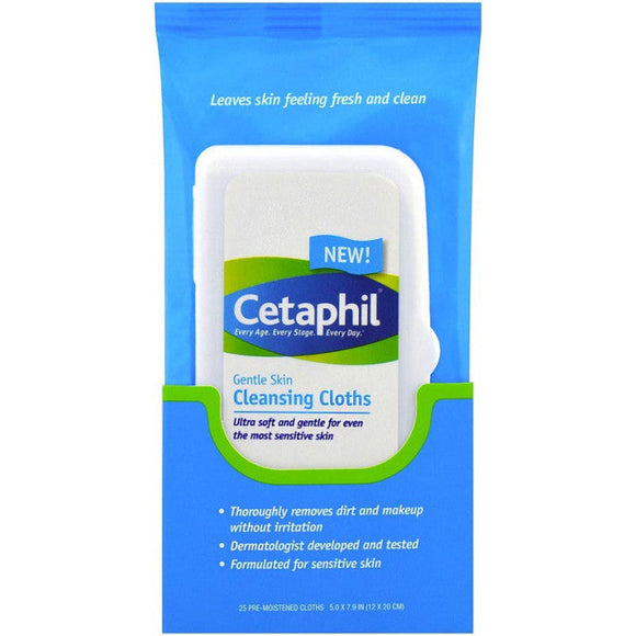Cetaphil Gentle Skin Cleansing Wipes 25wipes