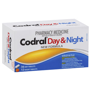 Codral Day & Night / Cold & Flu Tablets 48