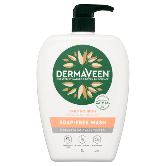 Dermaveen Soap-Free Wash (Daily Nourish) 1L