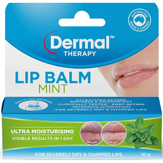 Dermal Therapy Lip Balm Mint 10g