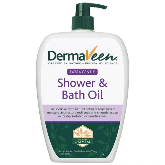 Dermaveen Extra Gentle Shower & Bath Oil 1L