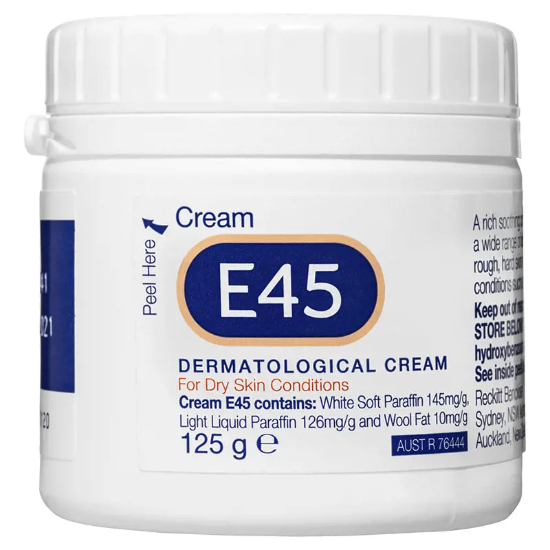 E45 Moisturising Cream for Dry Skin & Eczema - 125g