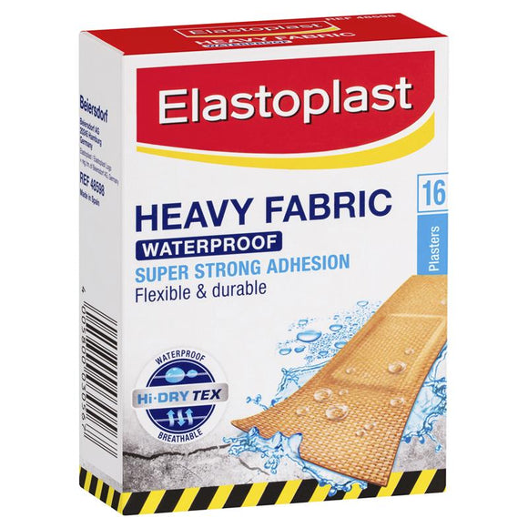 Elastoplast Heavy Fabric Waterproof 16 Plasters