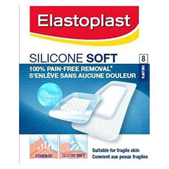 Elastoplast Silicone Soft Band-Aids 8 strips