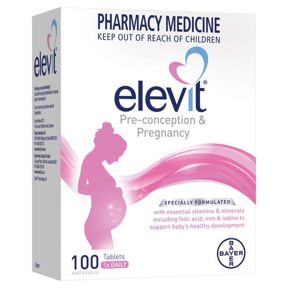 Elevit Pregnancy Multivitamin 100 Tablets