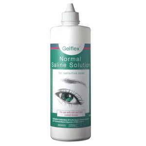 Gelflex Normal Saline Solution for Sensitive Eyes 500ml