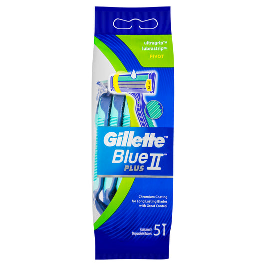 Gillette Blue 2 Plus Razor 5pack