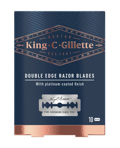 King C. Gillette Double Edge Razor Blades 10 Pack