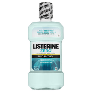 Listerine Zero Alcohol Mouthwash 500mL