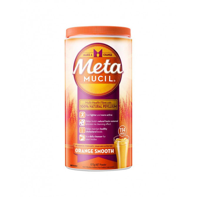 Metamucil Orange Smooth Powder 114 doses 673g