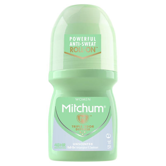 Mitchum Women Unscented Antiperspirant & Deodorant Roll-On 50mL
