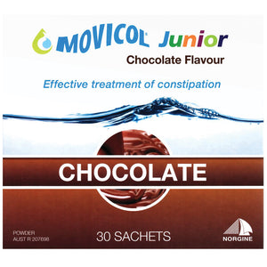 Movicol Junior Chocolate Flavour 30 Sachets